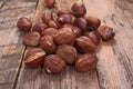 Roasted chestnut Royalty Free Stock Photo