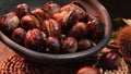 Roasted chestnuts Royalty Free Stock Photo