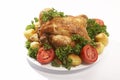 Roasted chicken #2 Royalty Free Stock Photo