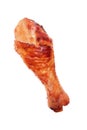 Roasted chicken leg. Royalty Free Stock Photo