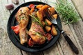 Roasted chicken legs Royalty Free Stock Photo