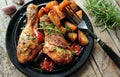 Roasted chicken legs Royalty Free Stock Photo