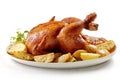 Roasted chicken Royalty Free Stock Photo