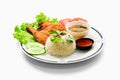 Roasted Chicken Rice Royalty Free Stock Photo
