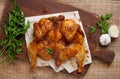 Roasted chicken Tabaka Royalty Free Stock Photo