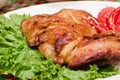 The Roasted chicken thai style Royalty Free Stock Photo