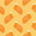 roasted chicken or turkey seamless pattern vector illustration Royalty Free Stock Photo
