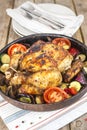 Roasted Chicken with vegetables