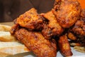 Roasted chicken wings Royalty Free Stock Photo