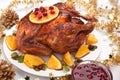 Roasted christmas chicken