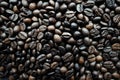 Roasted coffe beans texture Royalty Free Stock Photo