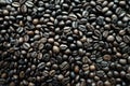 Roasted coffe beans texture Royalty Free Stock Photo