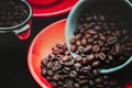 Roasted Coffee Bean Background