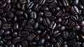 The roasted coffee beans.AI generated image Royalty Free Stock Photo