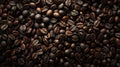 The Roasted Coffee Beans.AI generated image Royalty Free Stock Photo