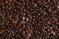 Roasted Coffee Beans background texture Royalty Free Stock Photo