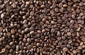Roasted coffee beans Royalty Free Stock Photo