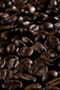 Roasted Coffee Beans Closeup Background