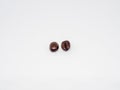 Roasted coffee beans isolated in white background cutout - Image