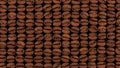 Roasted Coffee Beans Pattern Background - Close-up Texture Royalty Free Stock Photo