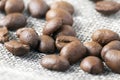 roasted coffee beans Royalty Free Stock Photo