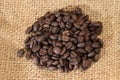 Roasted Coffee Seeds Royalty Free Stock Photo