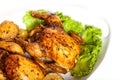 Roasted Cornish Hen Royalty Free Stock Photo