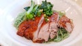 Roasted duck with Jade noodle