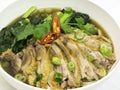 Roasted duck noodle asia