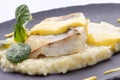 Roasted fillet of cod Royalty Free Stock Photo
