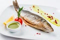 Roasted Fish dish Royalty Free Stock Photo