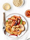 Roasted fruits and vegetables