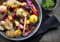 Roasted fruits and vegetables