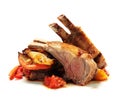 Roasted Lamb Chops Royalty Free Stock Photo