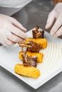 Roasted lamb chops Royalty Free Stock Photo