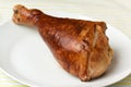 Roasted leg of turkey Royalty Free Stock Photo