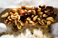 Roasted mixed nuts Royalty Free Stock Photo