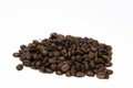 Roasted Mocha Coffee Beans close-up photo Royalty Free Stock Photo