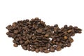 Roasted Mocha Coffee Beans close-up photo Royalty Free Stock Photo