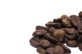 Roasted Mocha Coffee Beans close-up photo Royalty Free Stock Photo