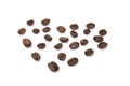 Roasted Mocha Coffee Beans close-up photo Royalty Free Stock Photo