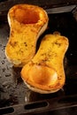 Roasted or oven-baked organic butternut