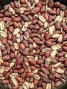 Roasted Peanuts Background Texture Top View Royalty Free Stock Photo