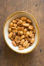 Roasted Peanuts in a Bowl Royalty Free Stock Photo