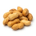Roasted Peanuts Isolated on Transparent Background Royalty Free Stock Photo
