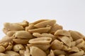 Roasted peanuts and salt in a bowl Royalty Free Stock Photo