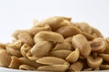 Roasted peanuts and salt in a bowl Royalty Free Stock Photo