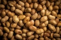 Roasted peanuts snack backdrop. Generate ai Royalty Free Stock Photo