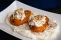 Roasted Pears with Espresso Mascarpone Cream