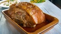 Roasted Pernil Royalty Free Stock Photo